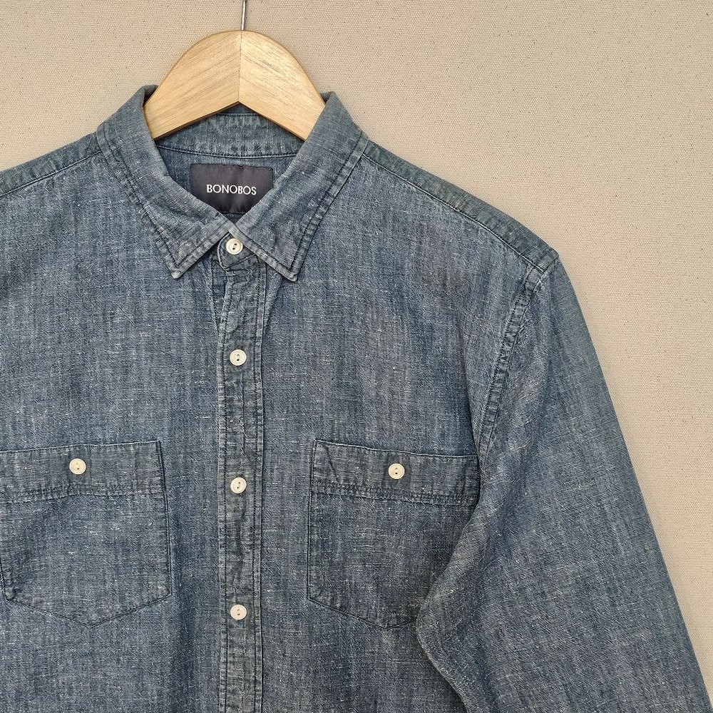 Bonobos Chambrey Slim Fit Button Down M